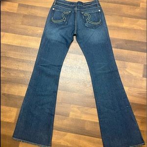 Rock Republic flair bottom dark wash Jeans NWOT